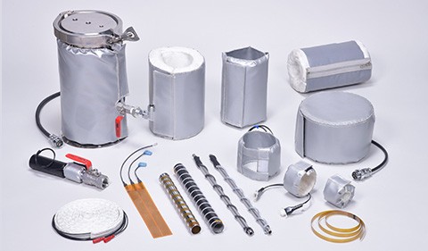 Cover heater, insulation cover, tape heater, cord heater etc