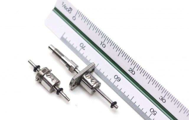 Ball Screw with 1.8mm shaft dia. and 0.5mm lead.