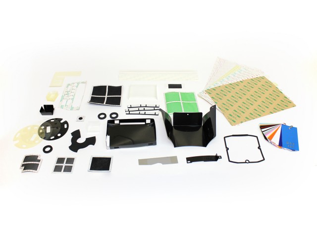 Die-stamping of film, rubber, sponge, and more