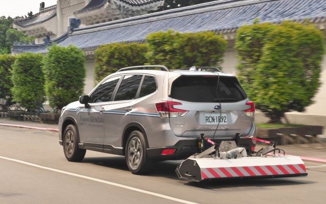 Vehicle-mounted GPR antenna used in Taiwan