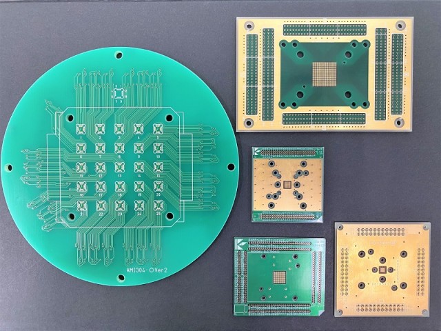 Pitch conversion substrate for IC sockets