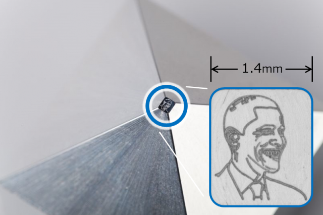 Micro cutting sample [who's that man!!!] (AMS-QQ-A-250)